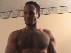 Muscular Straight Boy Brock Beats Off