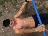 EastBoys Sexy muscle twink boy Jared Shaw flexing