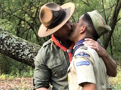 Beefy Scoutmaster Breeds Innocent Scout