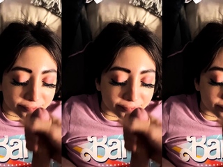 POV Blowjob Teen Girl Brunette Compilation