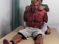 Hot Cowboy Submits To Wild Tickling