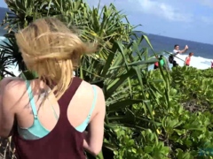 Amateur Blonde Teen Casi James Outdoor Hardcore Pounding