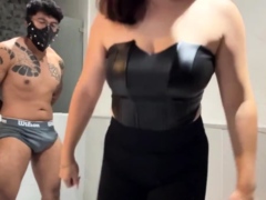 Hot Brunette Big Boobs Toying Pink Pussy